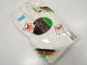 未使用品　男物　白足袋(26.5センチ・4枚コハゼ)